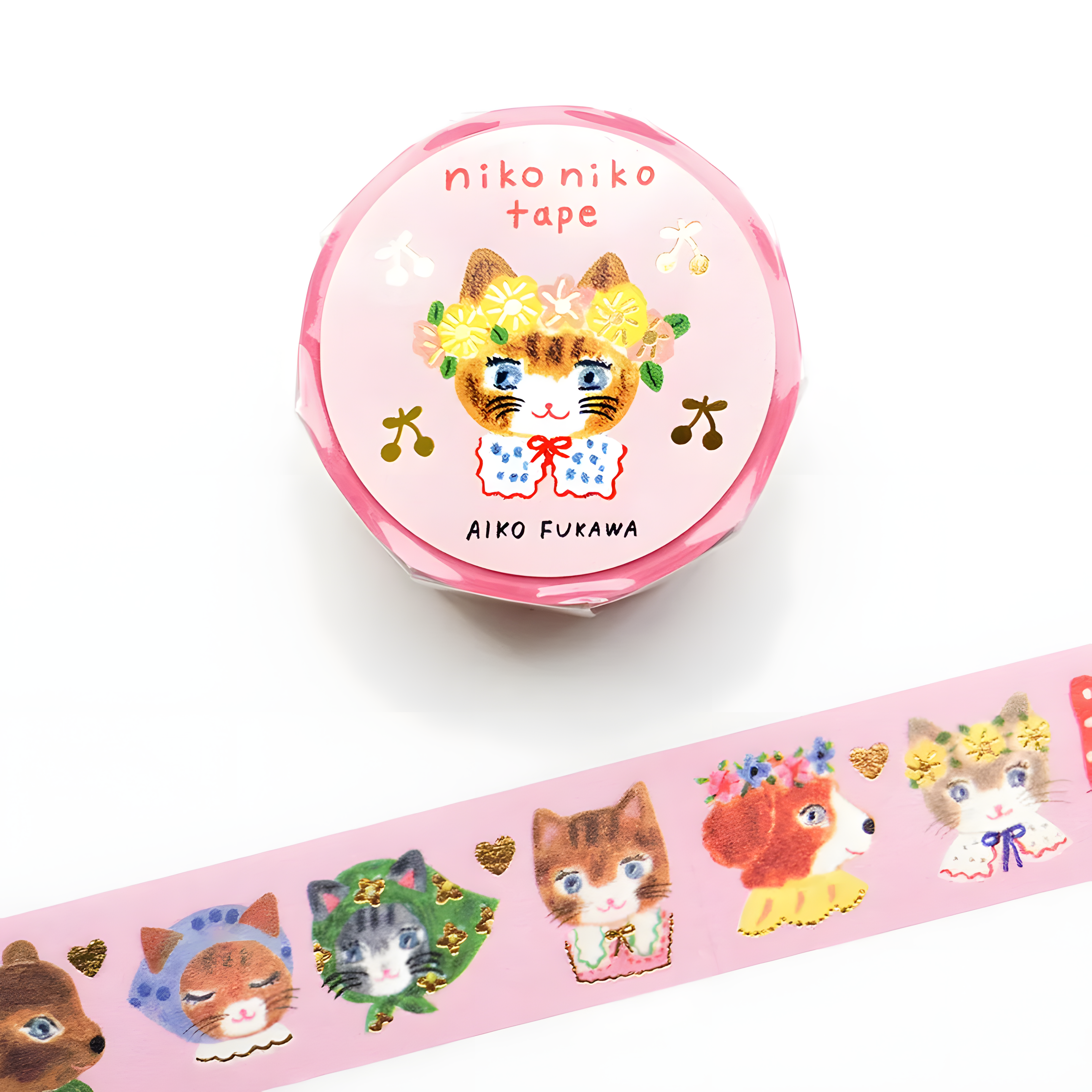 Cozyca Foil-stamped Washi Tape - Niko Niko