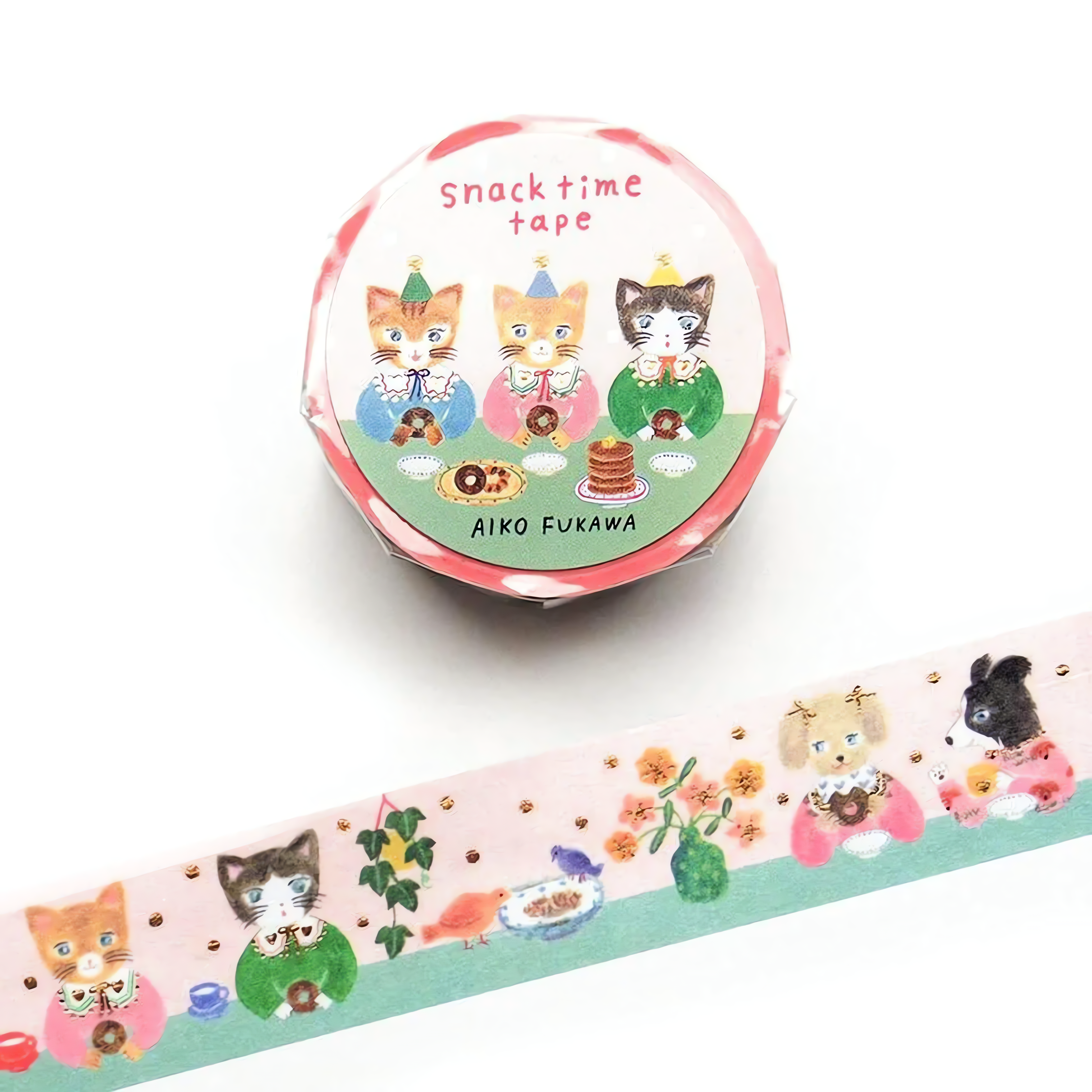 Cozyca Foil-stamped Washi Tape - Snack Time