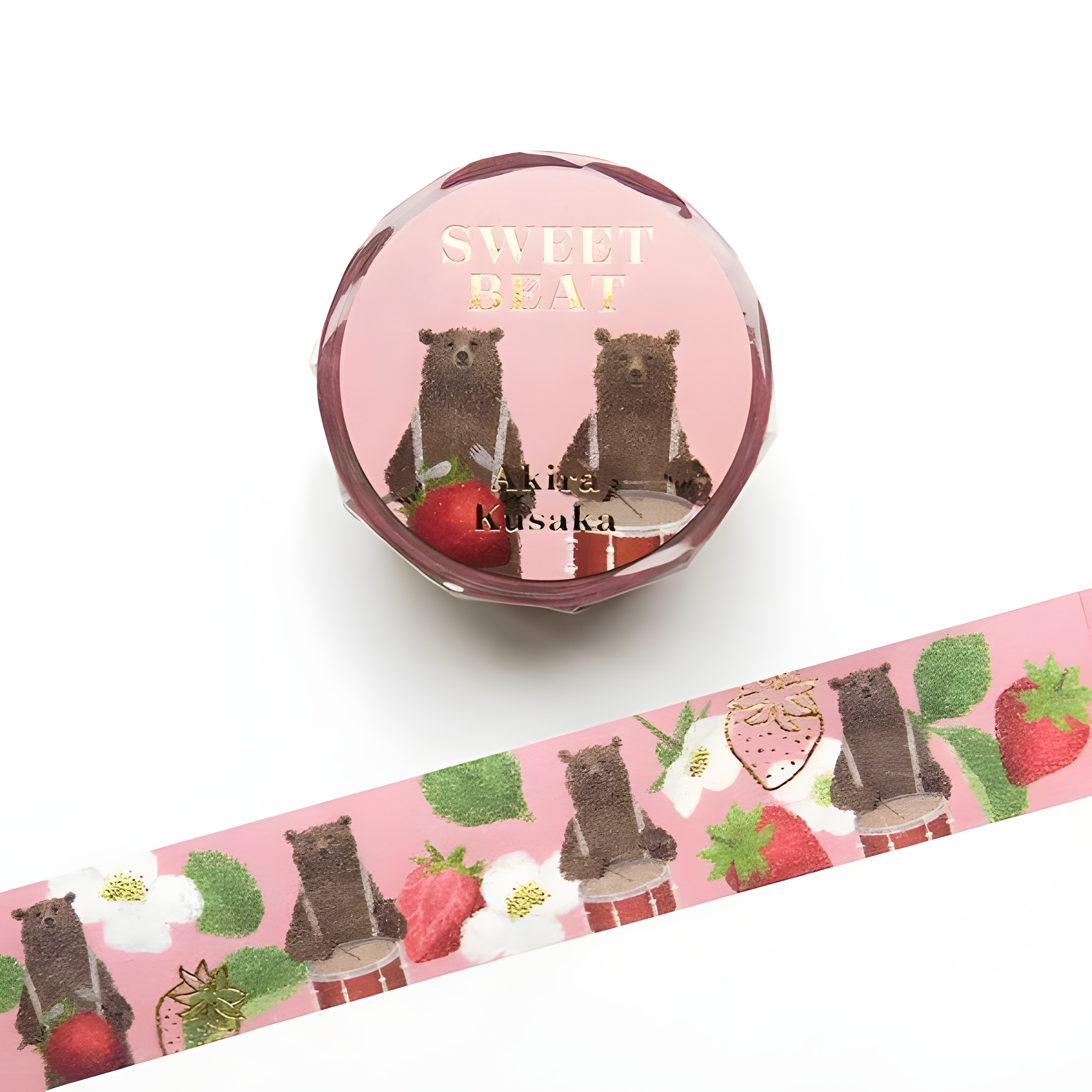 Cozyca Foil-stamped Washi Tape - Sweet Beat
