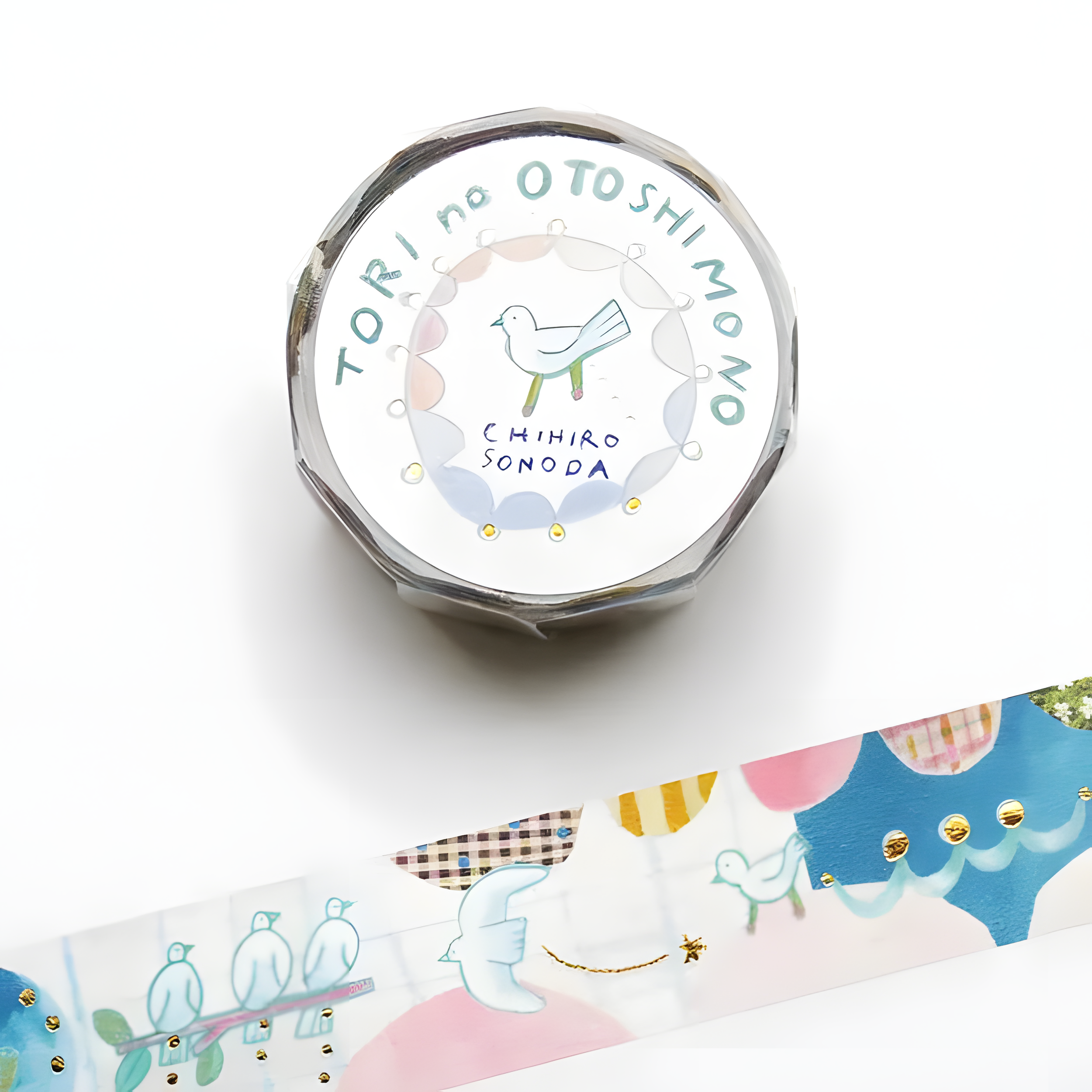 Cozyca Foil-stamped Washi Tape - Tori no Otoshimono