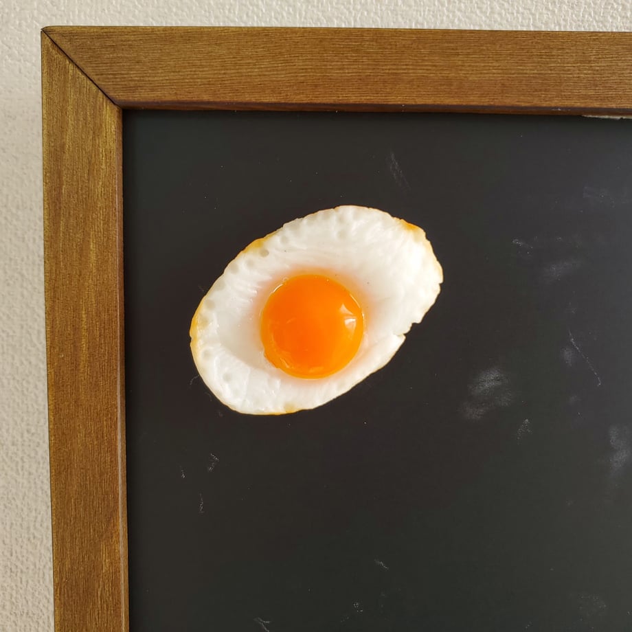 Tsukasa Sample Fried Egg Keyring - Handmade Japanese Food Replica (Shokuhin Sampuru) - Image 4