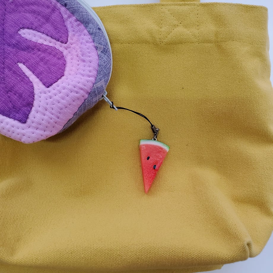 Tsukasa Sample Watermelon Slice Keyring - Handmade Japanese Food Replica (Shokuhin Sampuru) - Image 3