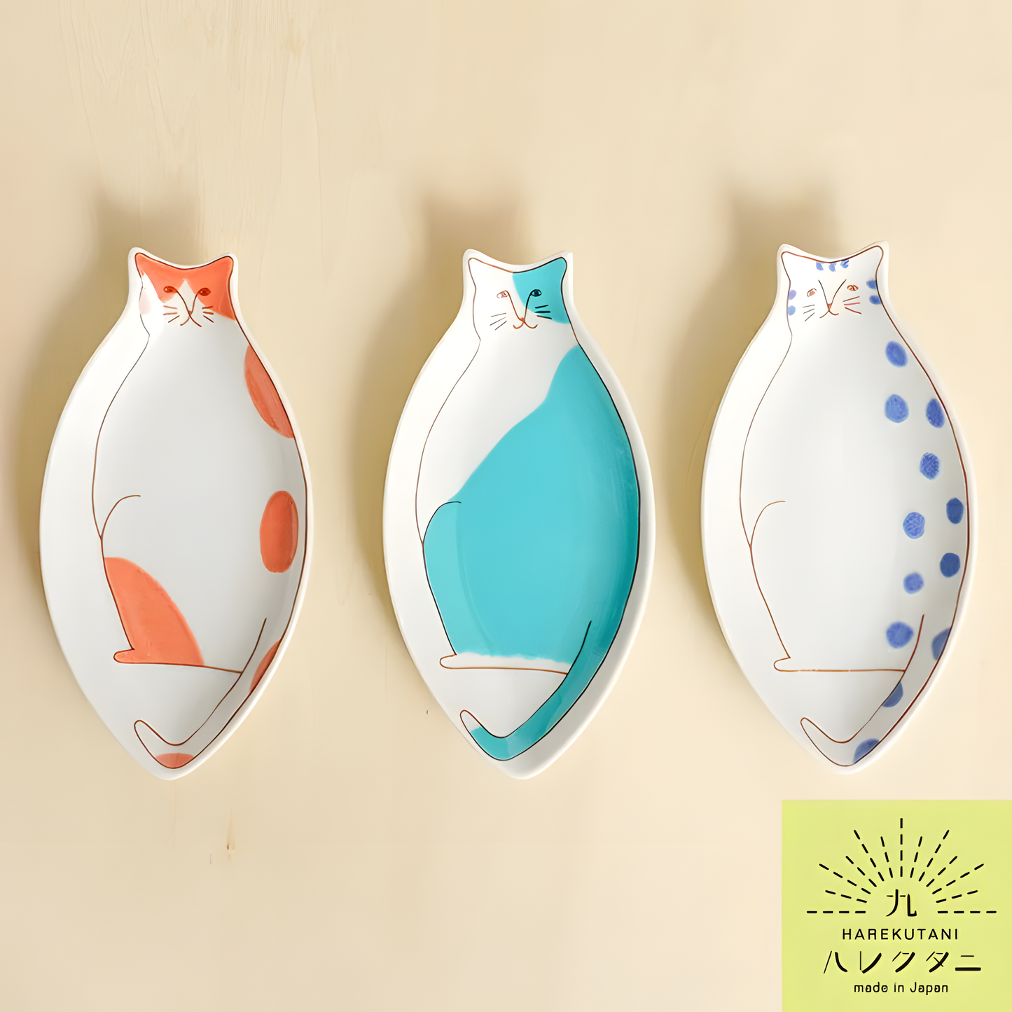HAREKUTANI Cat Small Plate