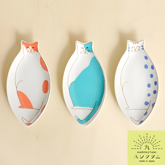 HAREKUTANI Cat Small Plate