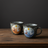 Kutani Ware Mug Set of 2 - Full Moon & Feathered Rabbits Design