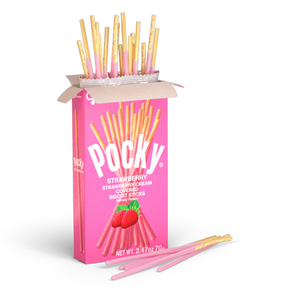 Pocky Strawberry - Konbini