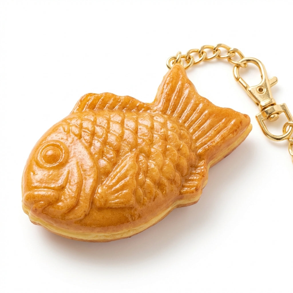 Taiyaki Keyring - Detail