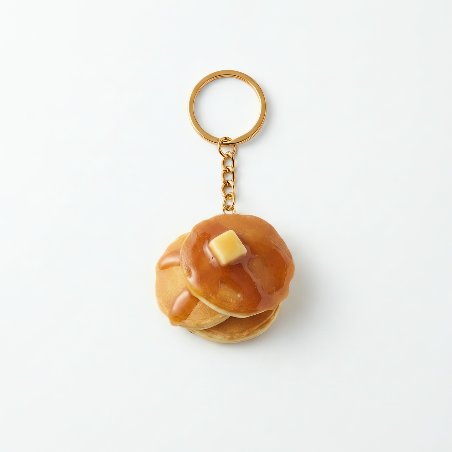 Handmade Japanese Pancake Stack Keyring